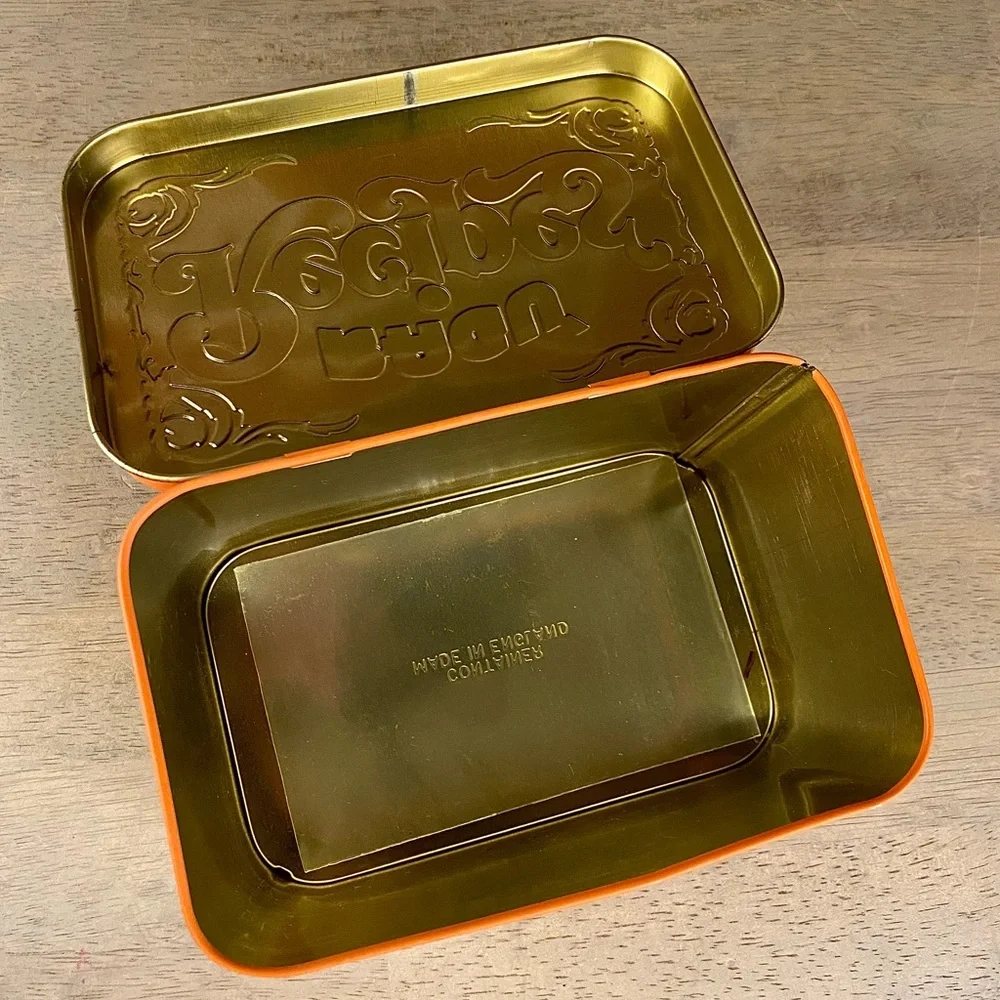 RAGU Recipes Tin Vintage 80s Metal Box Made In England Empty 6